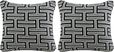 Carlyle Caviar Accent Pillow (Set of 2)