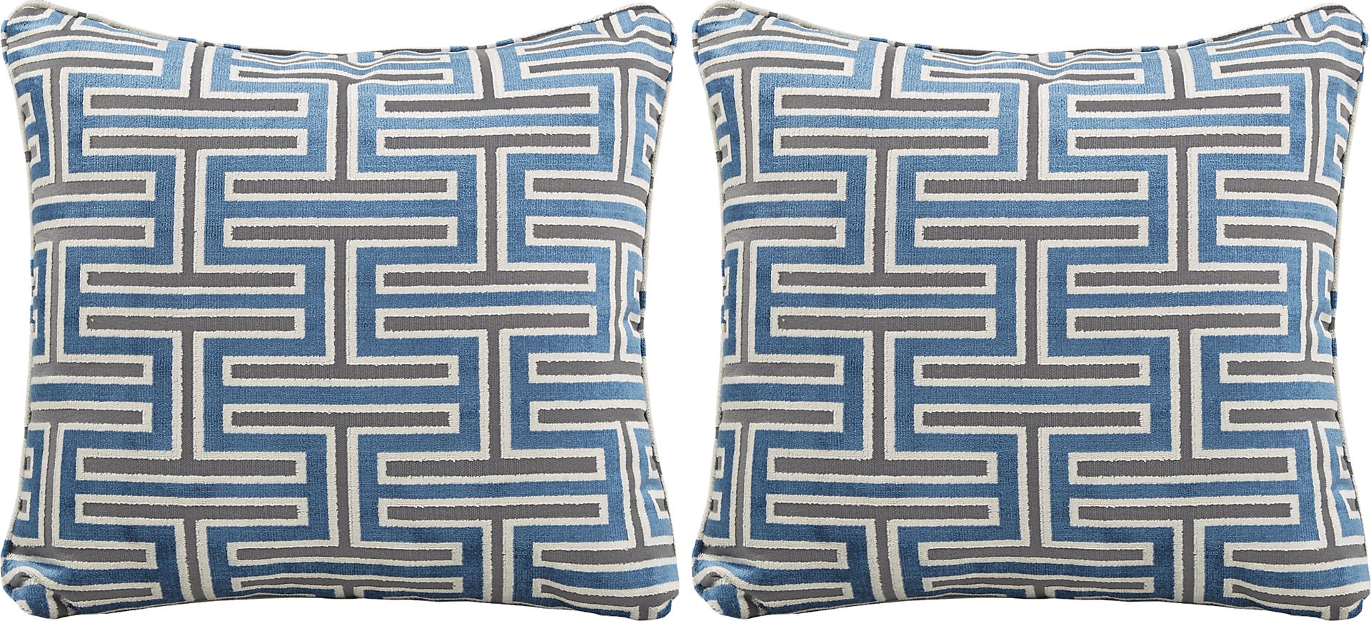 Carlyle Indigo Accent Pillow (Set of 2) - Image 1