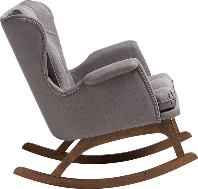 Isolde Gray Accent Chair - Thumbnail - Image 3