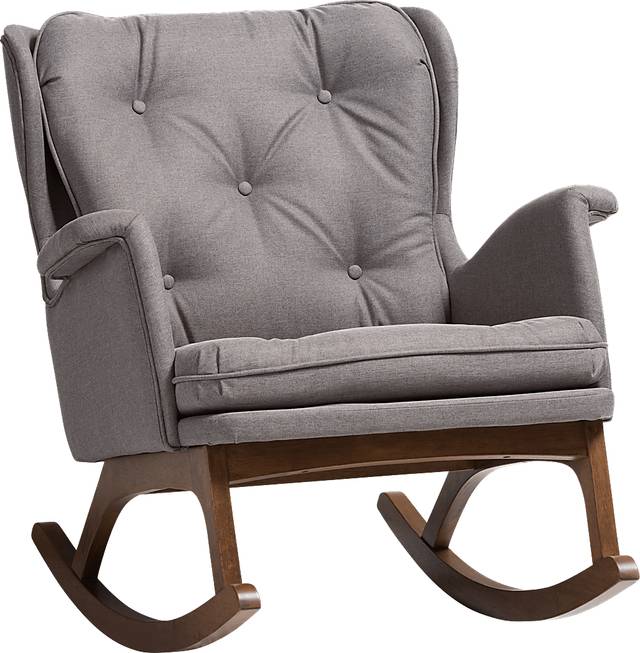 Isolde Gray Accent Chair - Thumbnail - Image 1