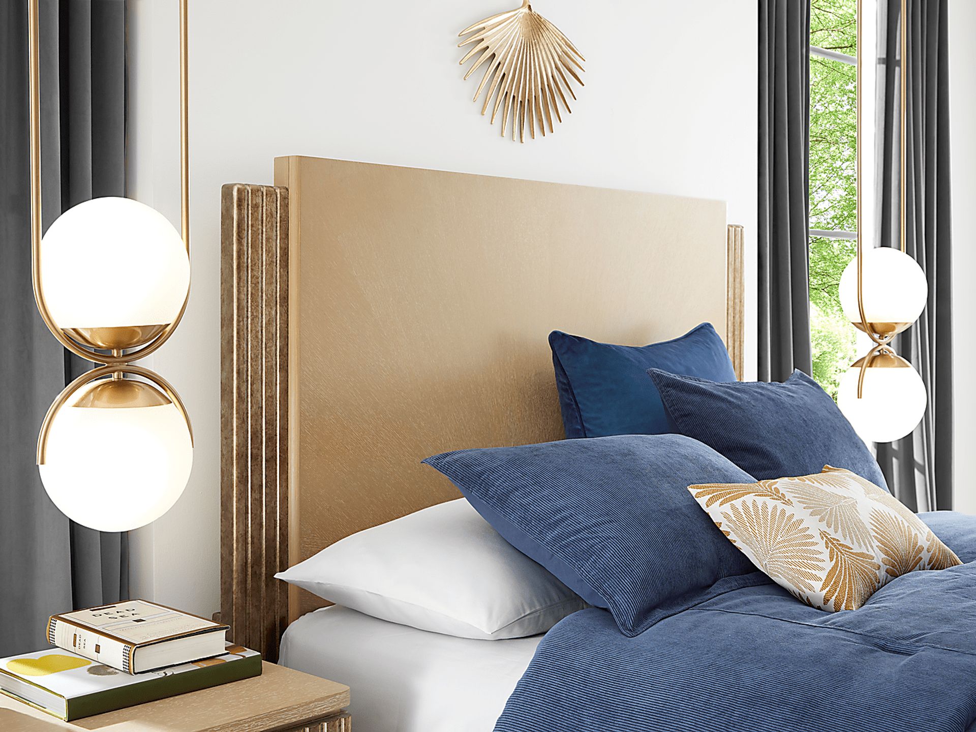 Issabela Caramel 5 Pc Queen Bedroom - Image 3