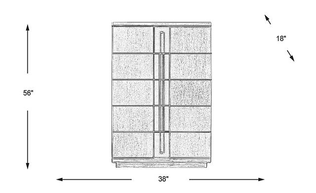 Dimension Image. Please refer to the Dimension Tab on this page for dimension details.