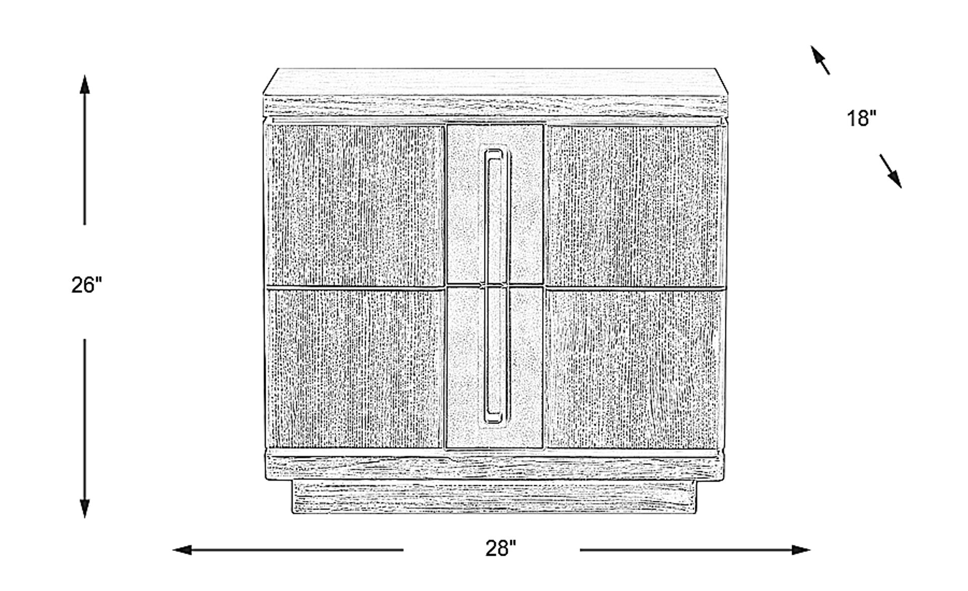 Dimension Image. Please refer to the Dimension Tab on this page for dimension details.