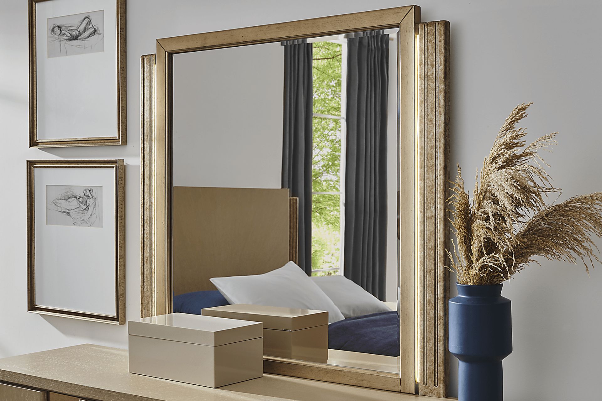 Issabela Caramel 5 Pc King Bedroom - Image 12