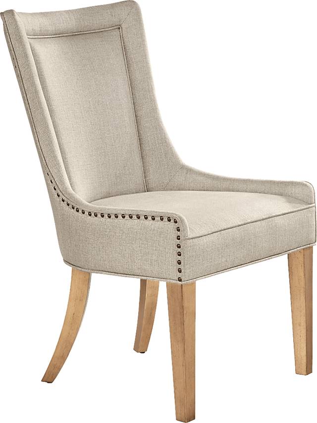 Issabela Slate Upholstered Side Chair - Thumbnail - Image 1