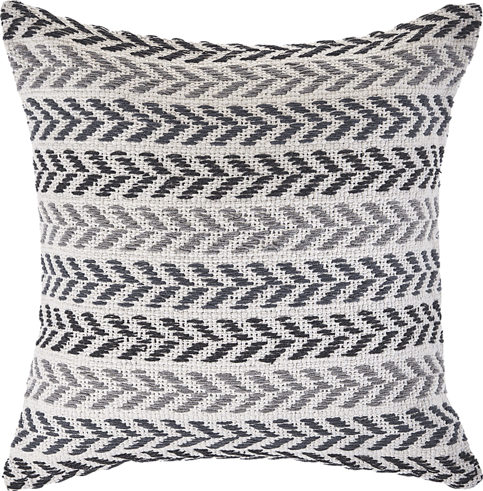 Istarie Black Throw Pillow - Image 1
