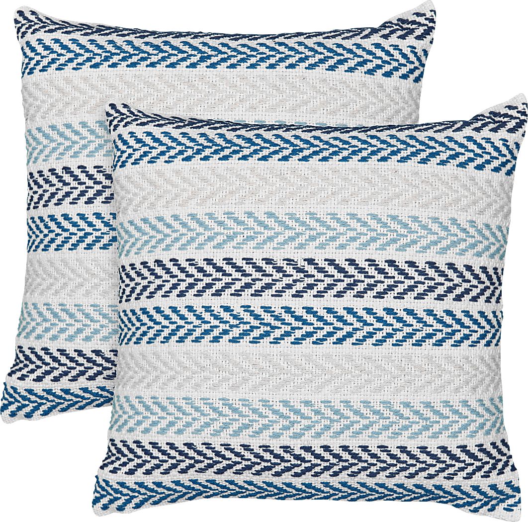 Istarie Blue Accent Pillow Set of 2