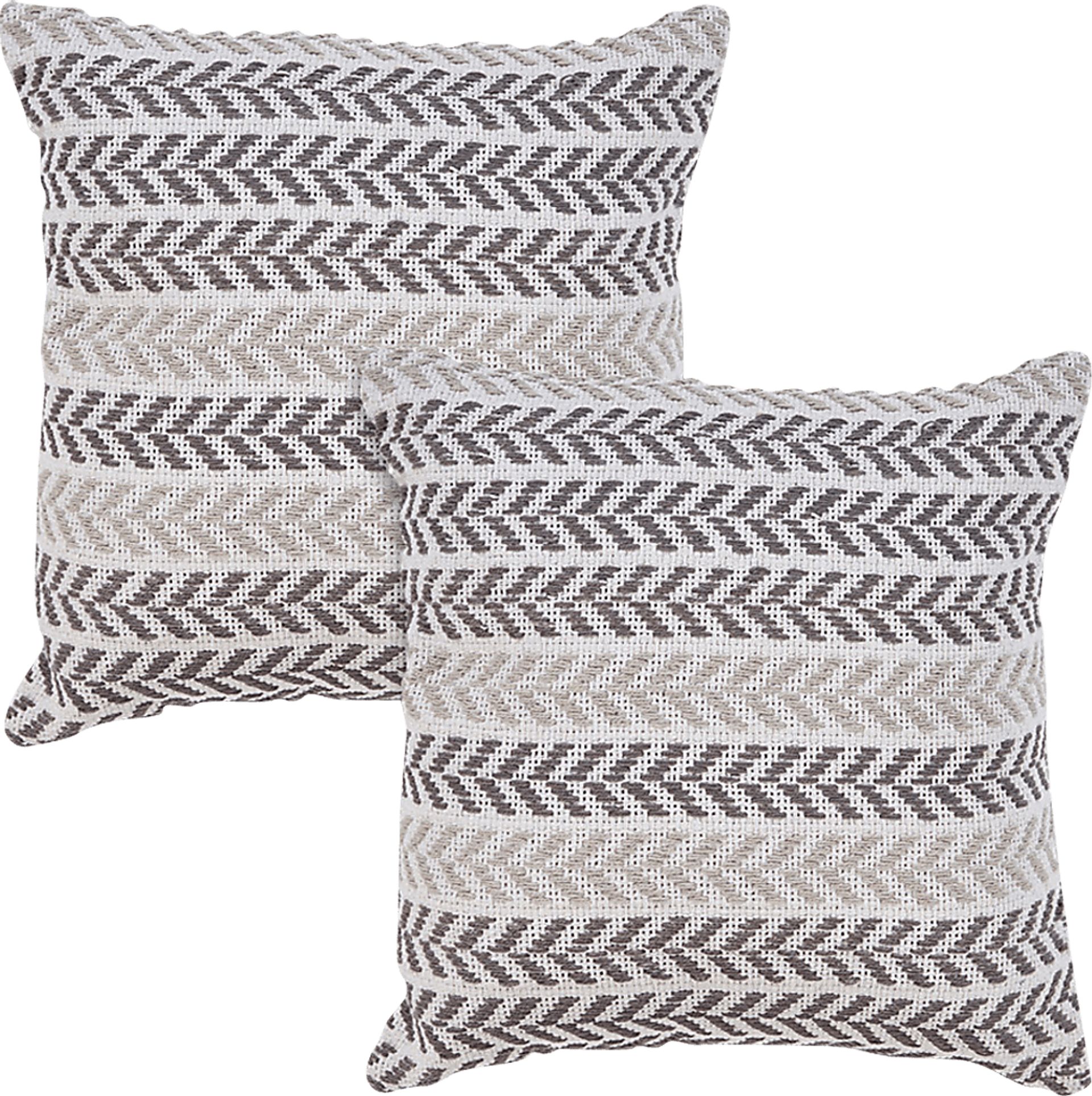 Istarie Gray Accent Pillow Set of 2 - Image 1