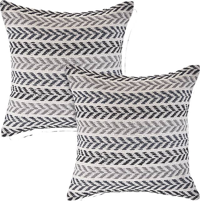 Istarie Charcoal Accent Pillow Set of 2 - Thumbnail - Image 1