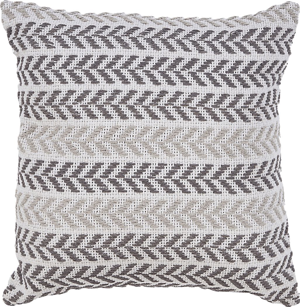 Istarie Gray Throw Pillow