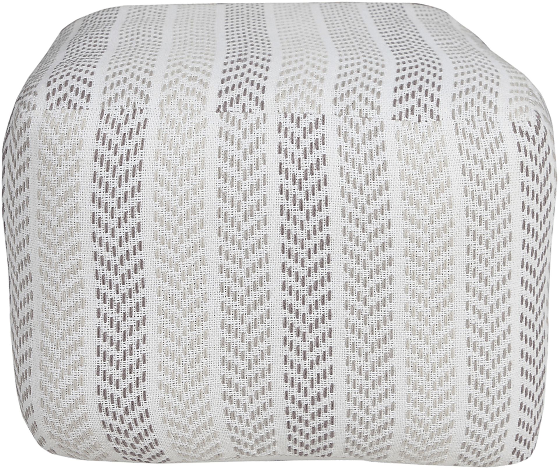 Istarie Light Gray Pouf - Image 6