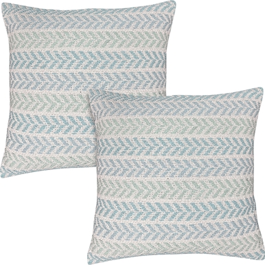 Istarie Spa Blue Accent Pillow Set of 2