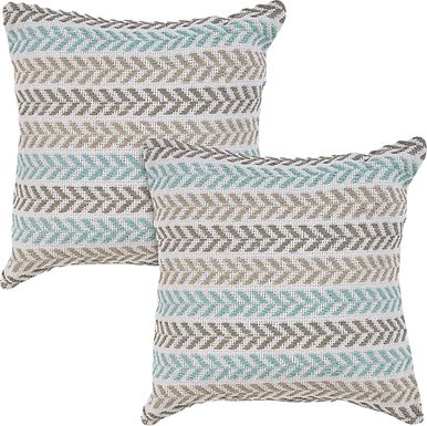 Istarie Turquoise Accent Pillow Set of 2