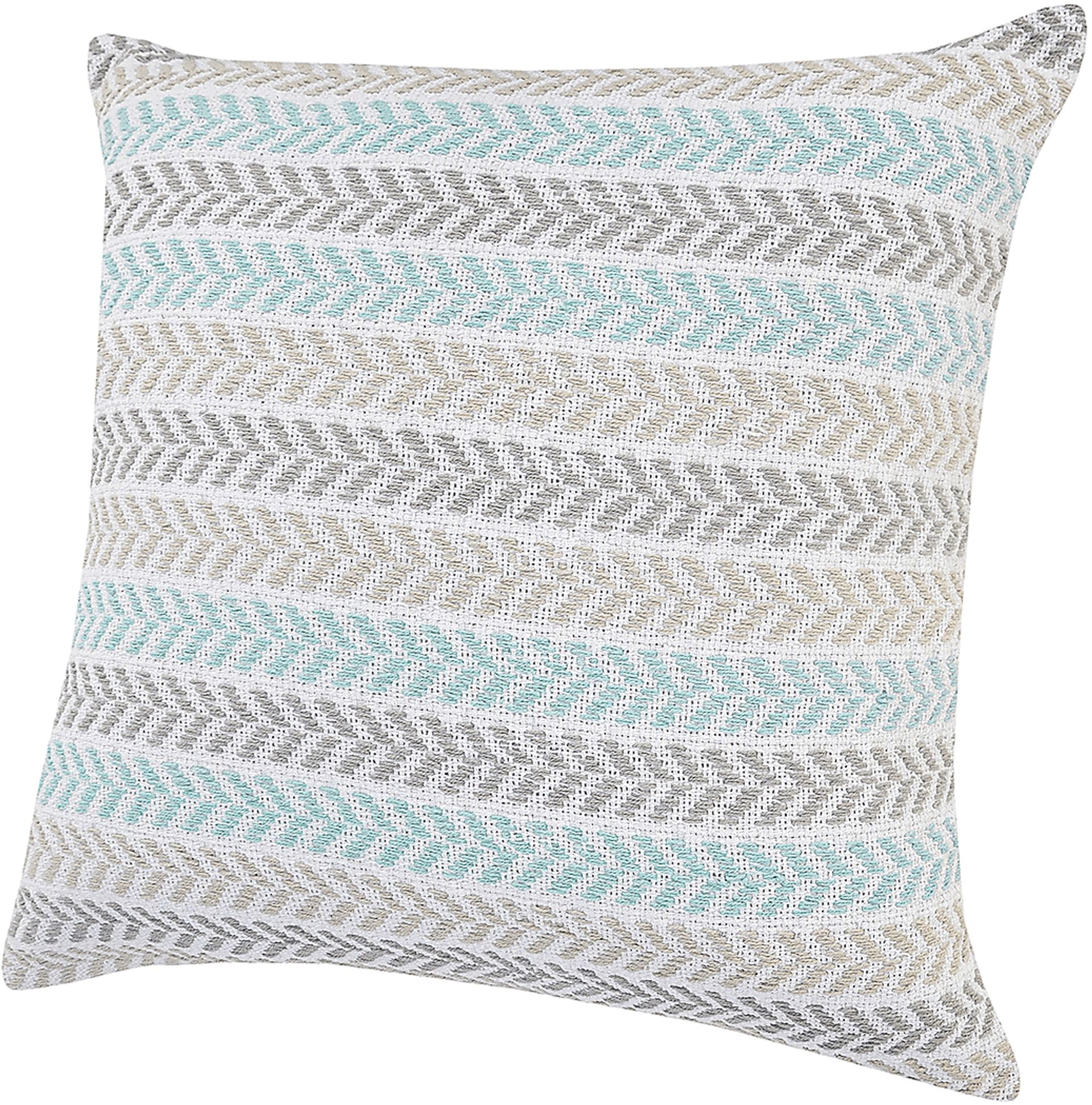 Istarie Turquoise Throw Pillow - Image 2