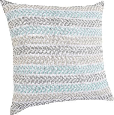 Istarie Turquoise Throw Pillow
