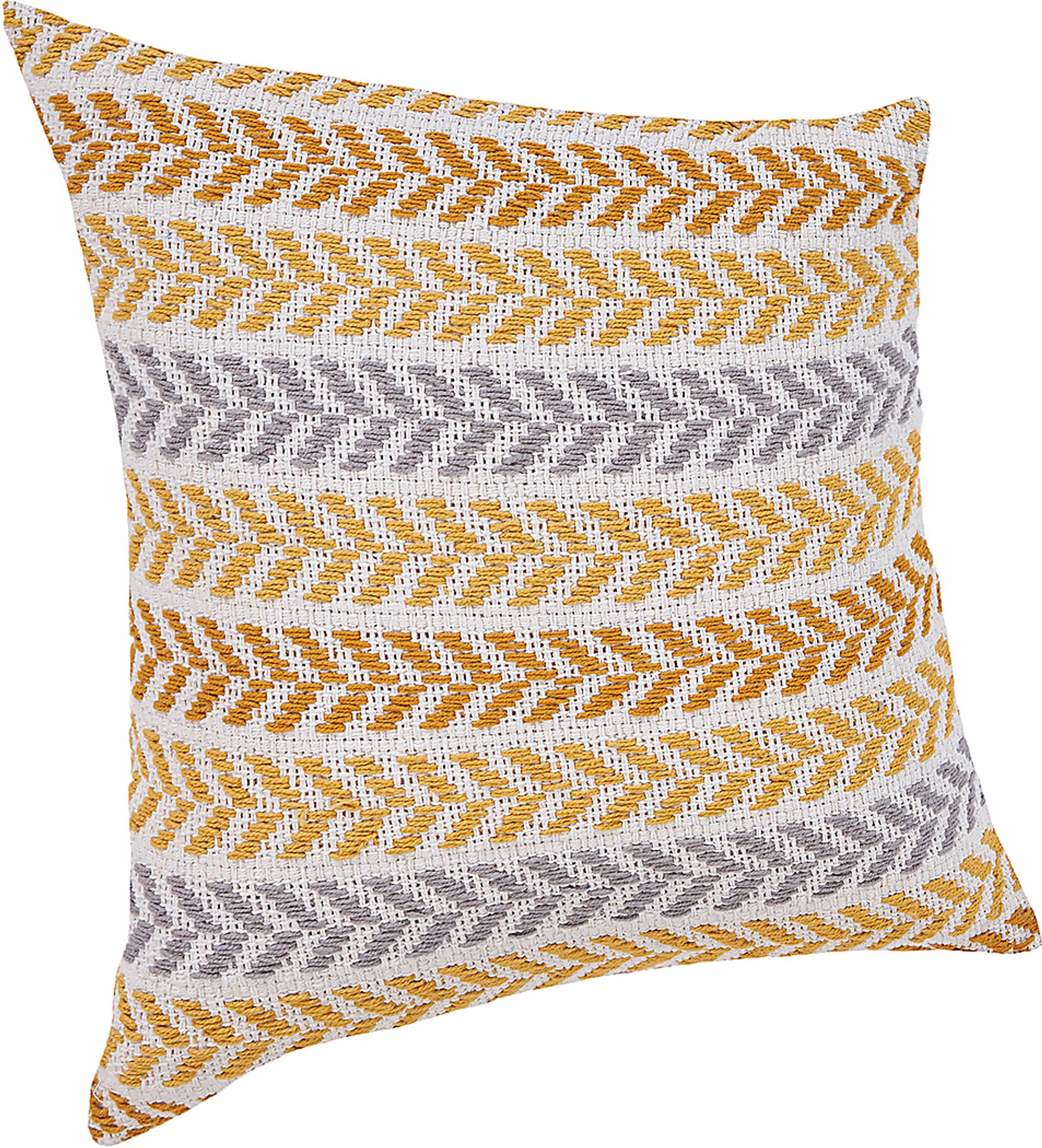 Istarie Yellow Throw Pillow - Image 6