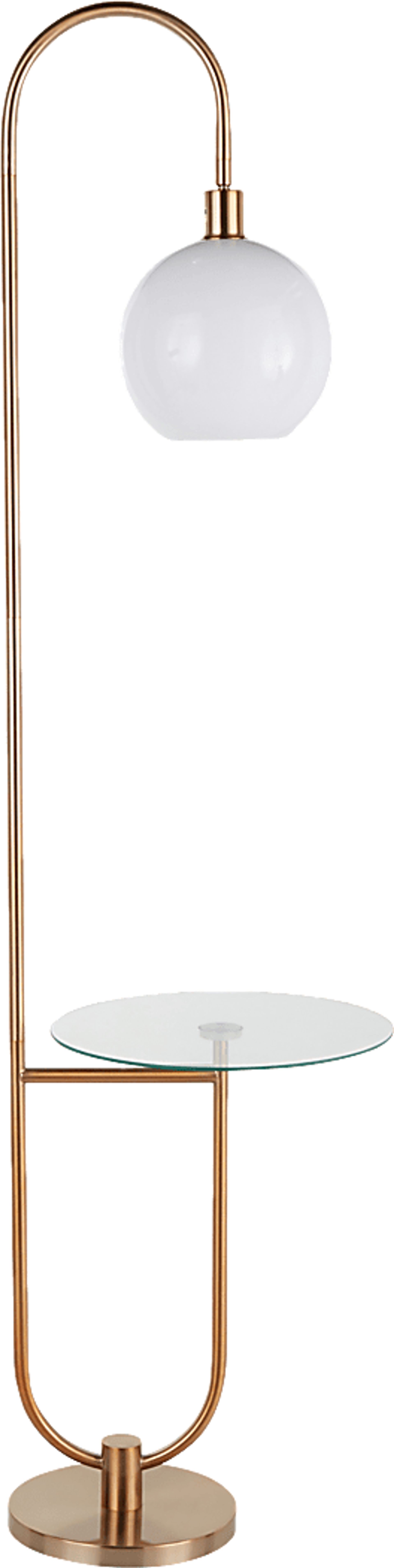 Iswald Gold Floor Lamp - Image 3