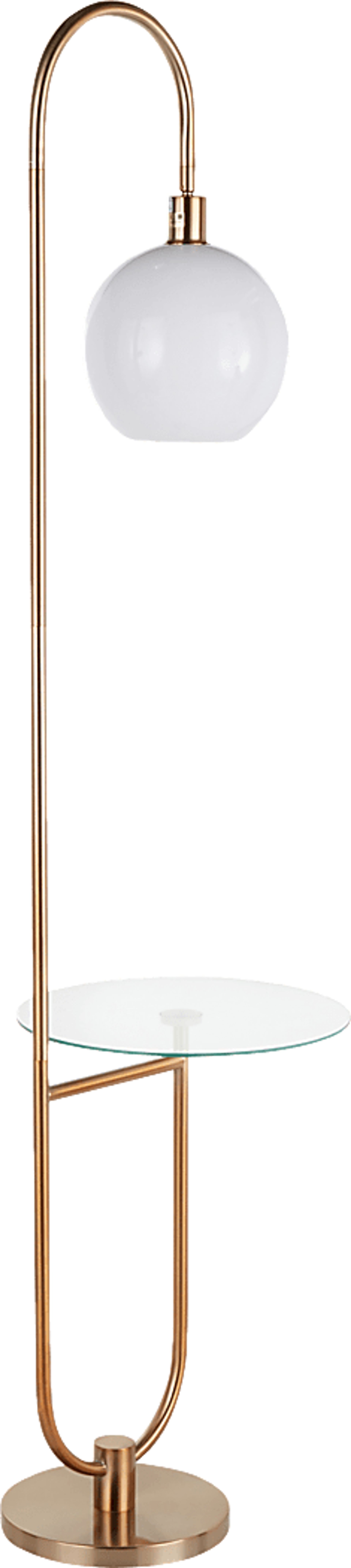 Iswald Gold Floor Lamp - Image 4