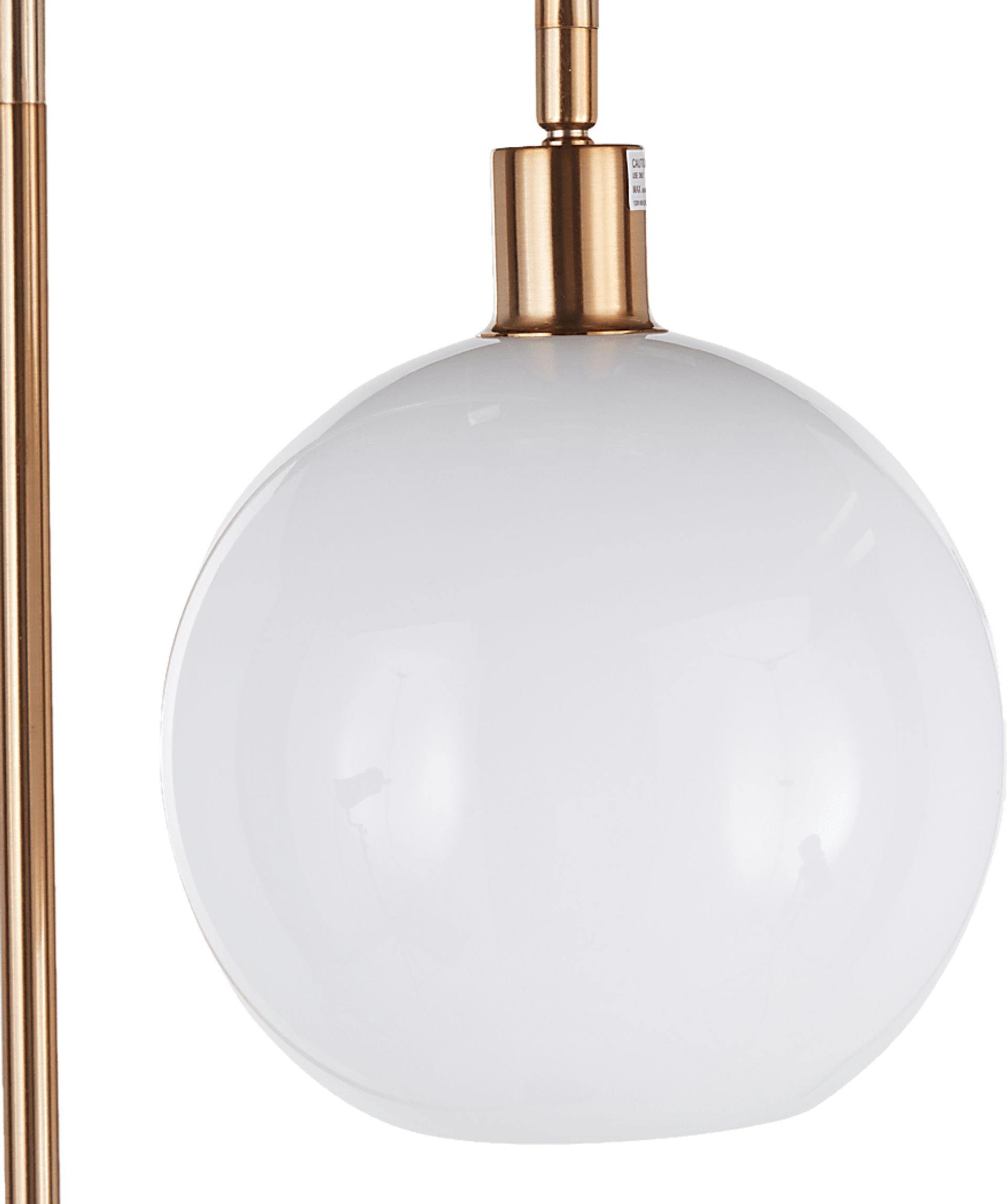 Iswald Gold Floor Lamp - Image 7