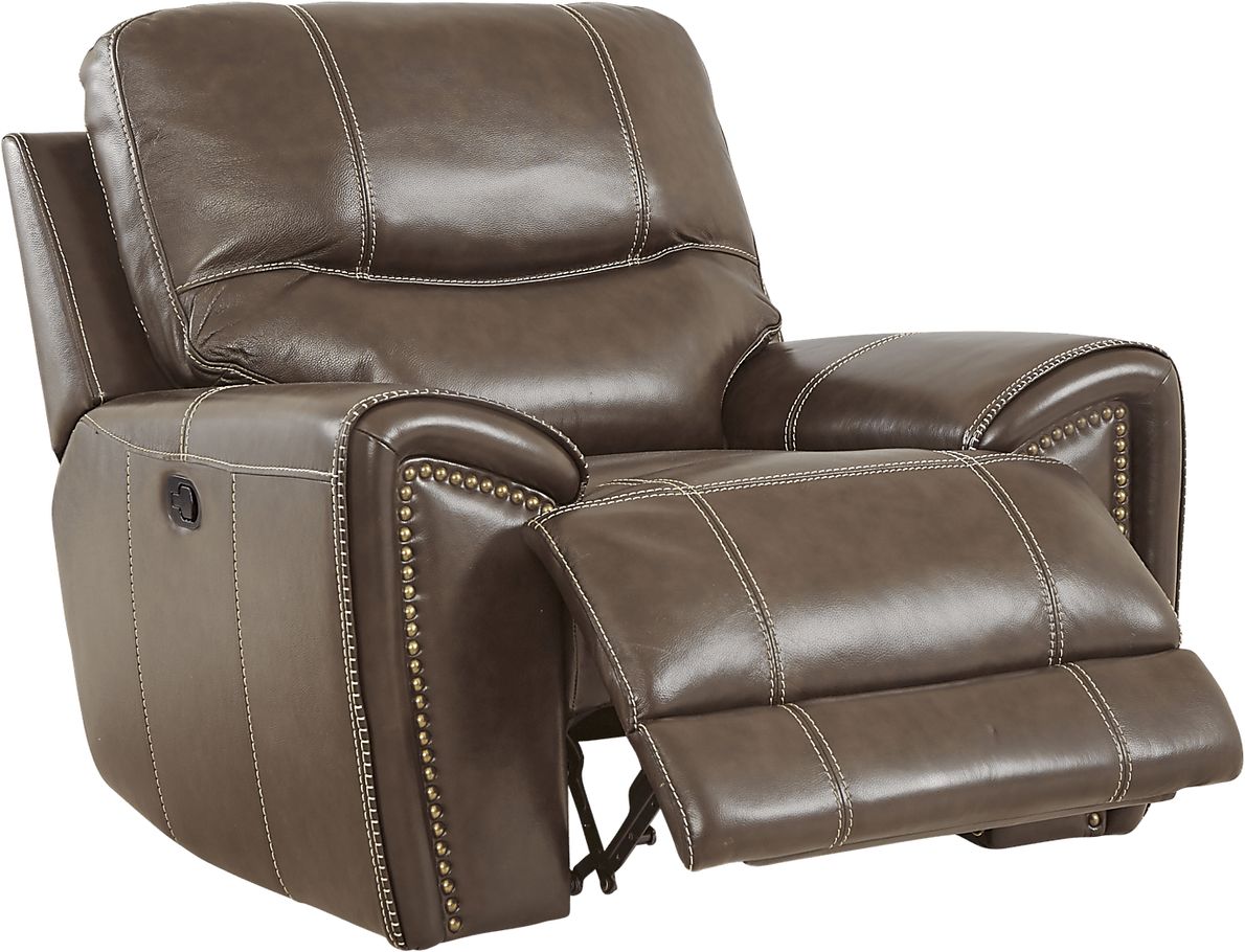 Italo 6 Pc Leather Dual Power Reclining,Non-Power Reclining Living Room Set