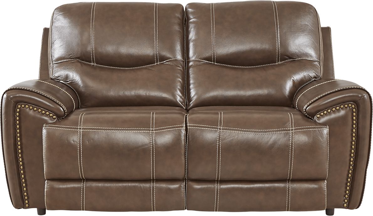 Italo 6 Pc Leather Dual Power Reclining,Non-Power Reclining Living Room Set