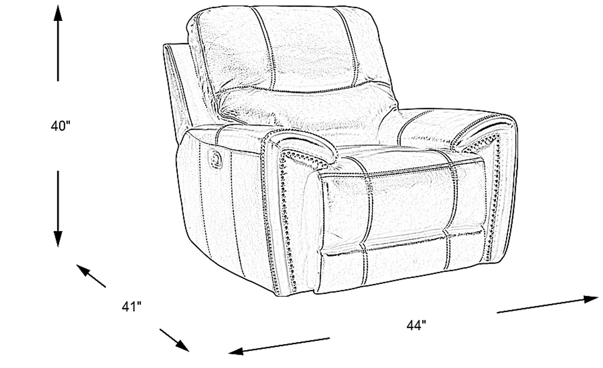 Dimension Image. Please refer to the Dimension Tab on this page for dimension details.