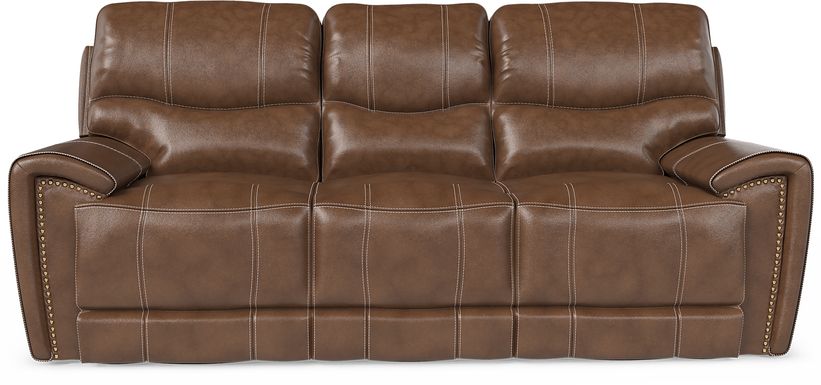 Italo Leather Non-Power Reclining Sofa