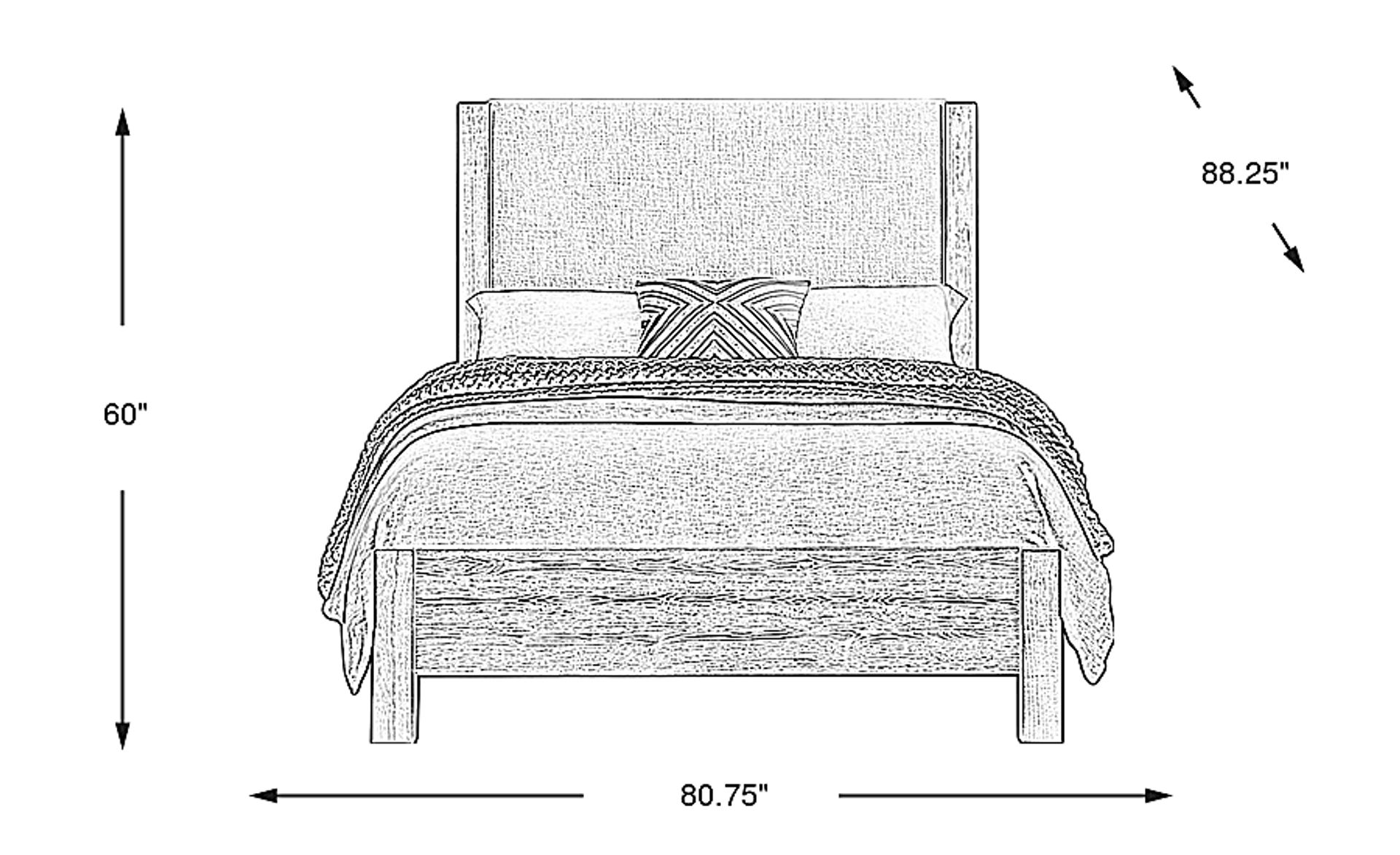 Dimension Image. Please refer to the Dimension Tab on this page for dimension details.