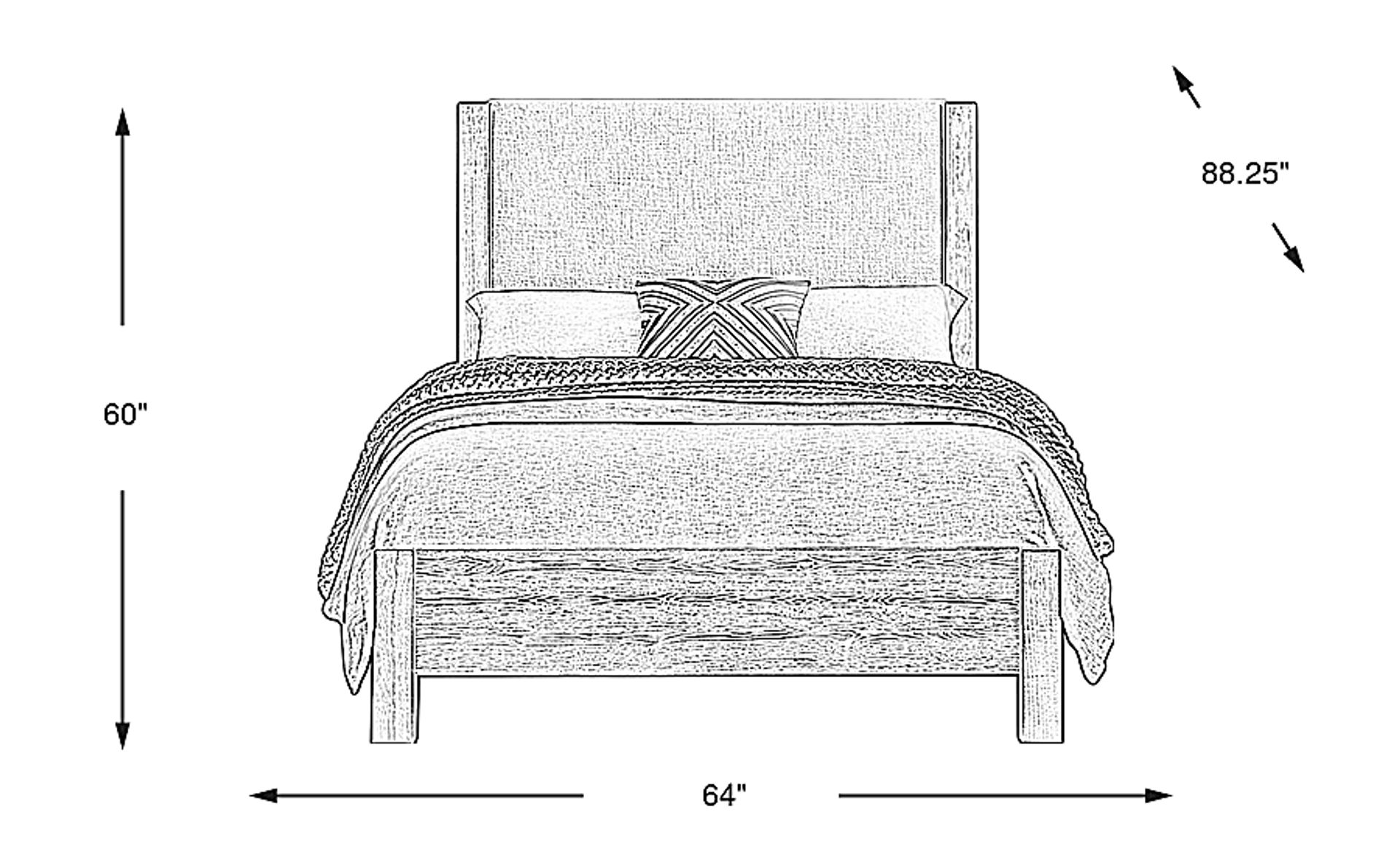 Dimension Image. Please refer to the Dimension Tab on this page for dimension details.