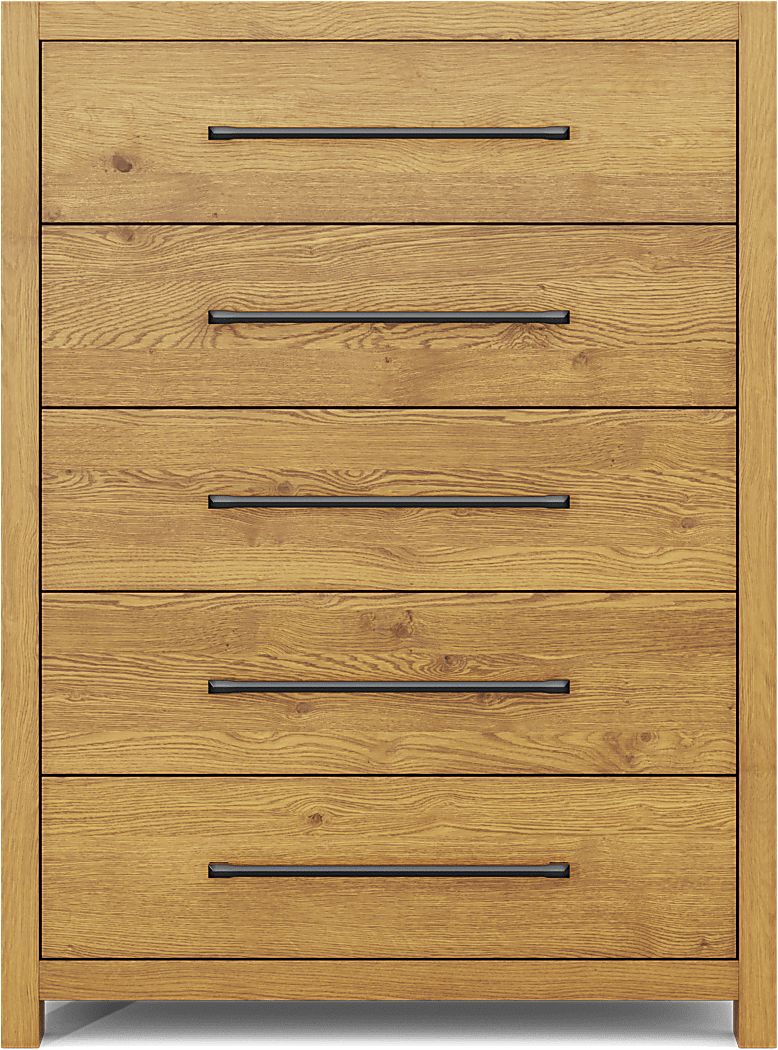 Ithaca Natural 5 Drawer Chest