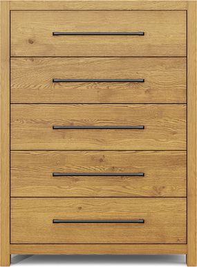 Ithaca Natural 5 Drawer Chest