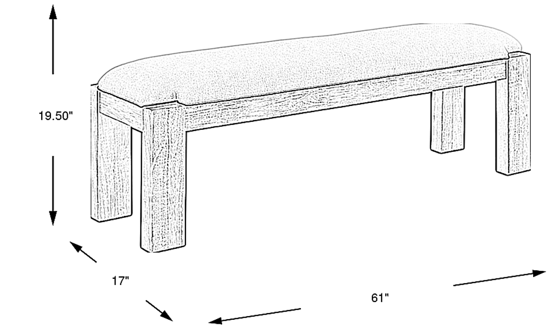 Ithaca Natural Bench