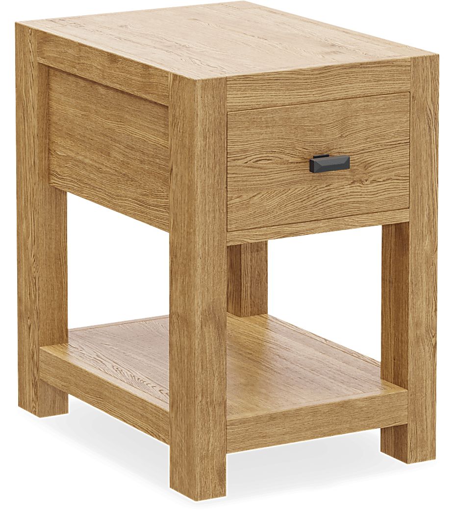 Ithaca Natural Chairside Table