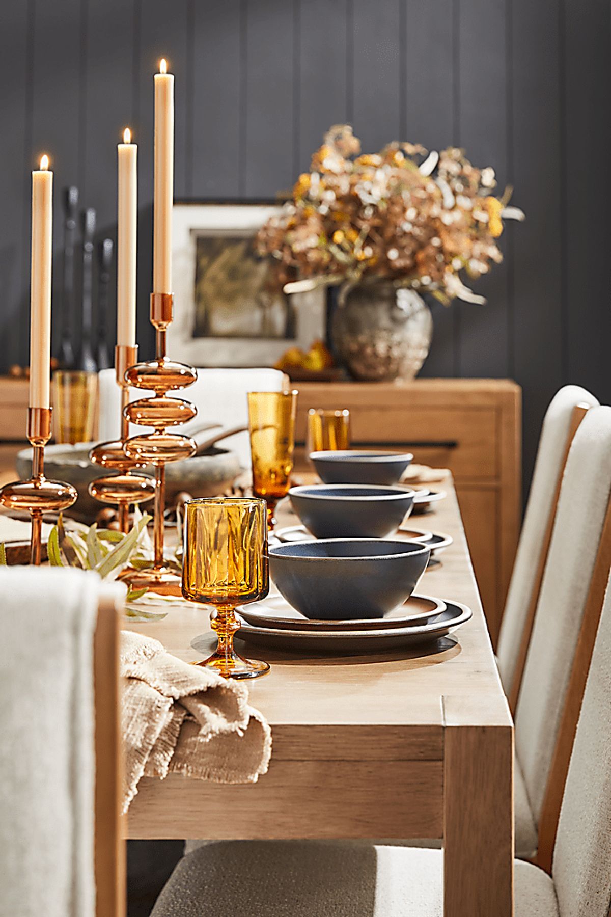 Ithaca 6 Pc Natural Light Wood White Dining Room Set With Dining Table ...