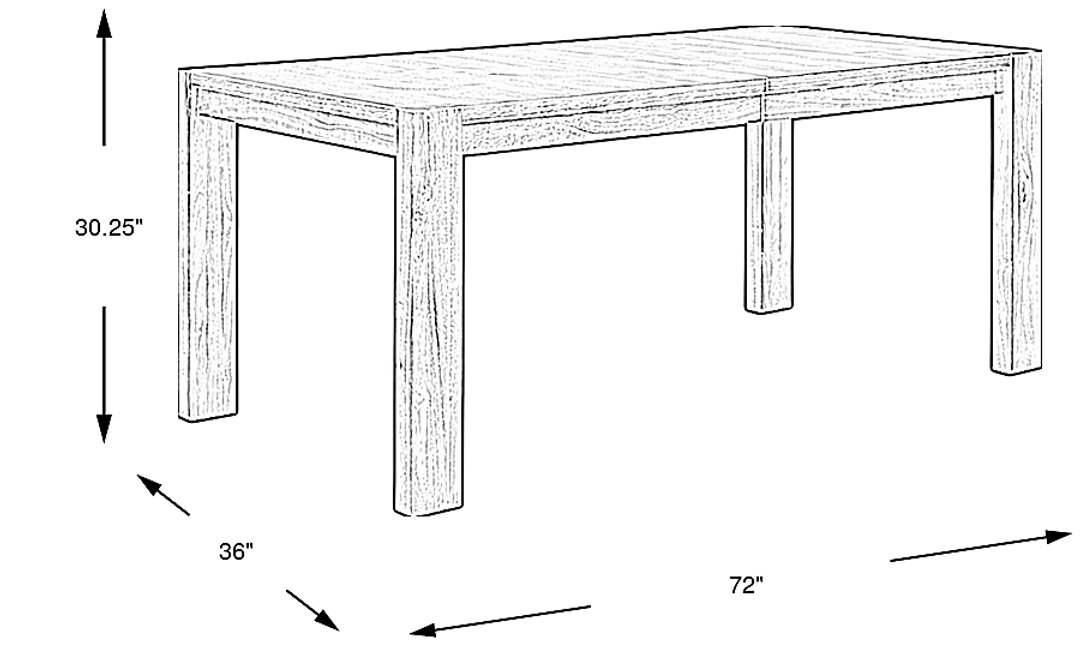 Ithaca Natural Dining Table