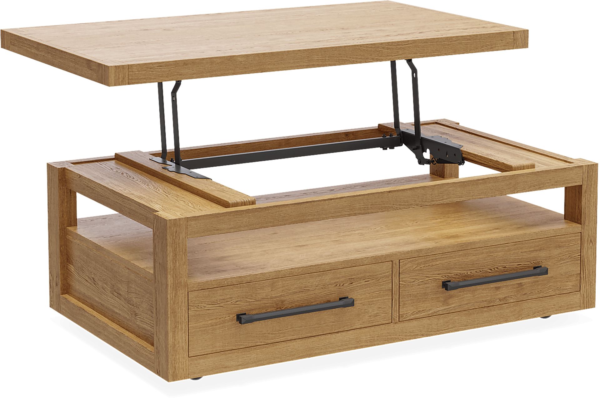 Ithaca Natural Lift-Top Cocktail Table - Image 2