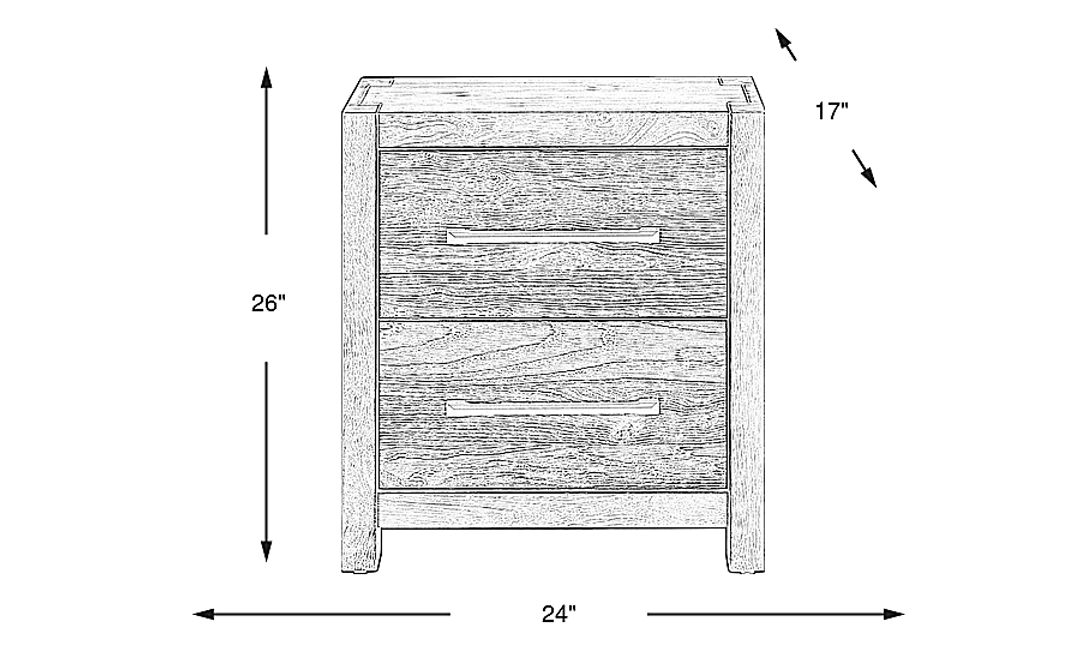 Ithaca Natural Nightstand
