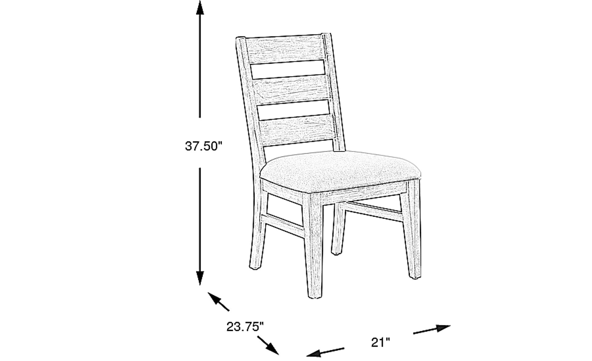 Dimension Image. Please refer to the Dimension Tab on this page for dimension details.