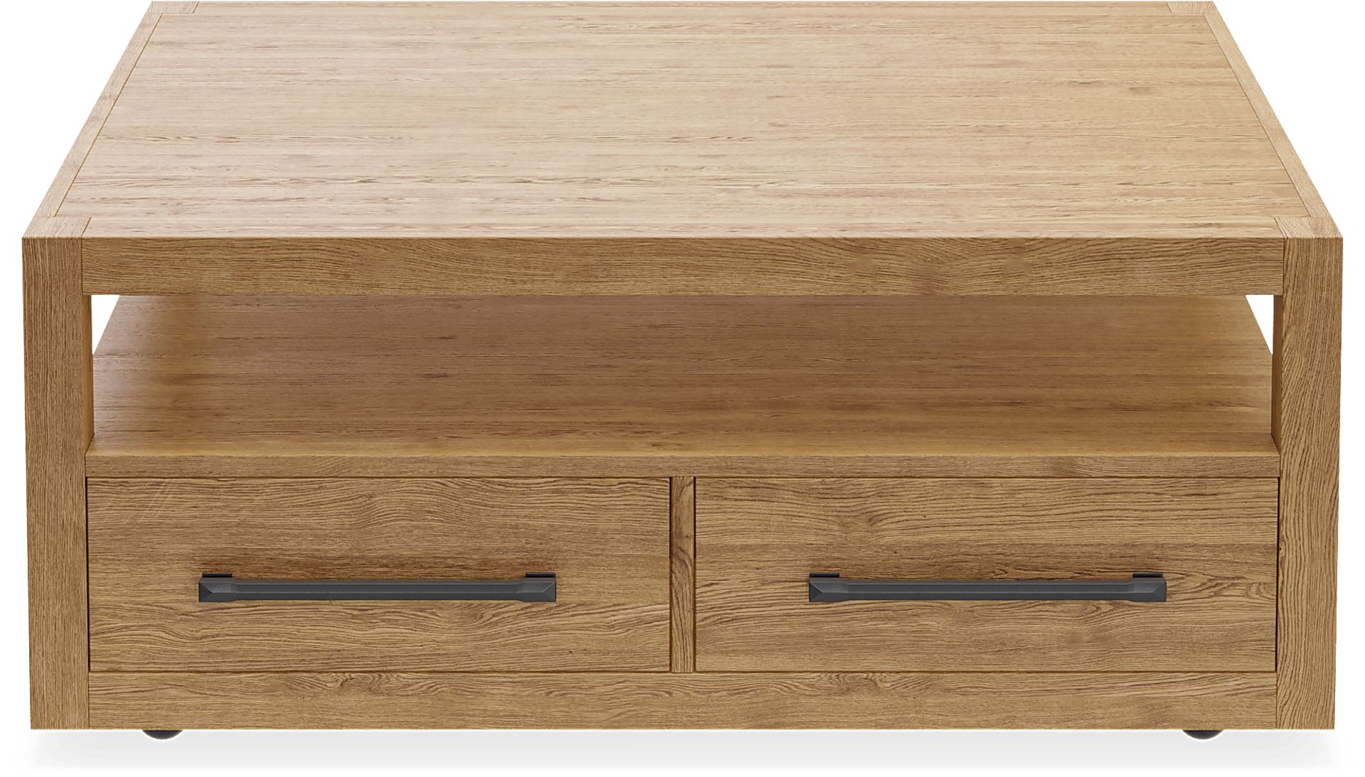 Ithaca Natural Square Cocktail Table - Image 2