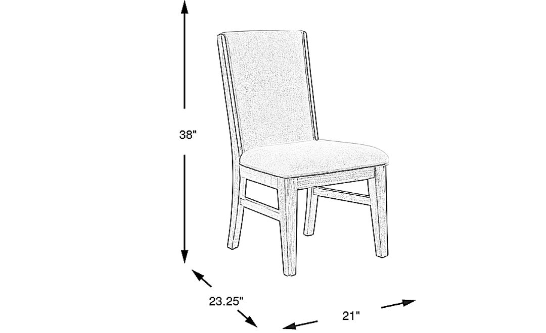Ithaca Natural Upholstered Side Chair