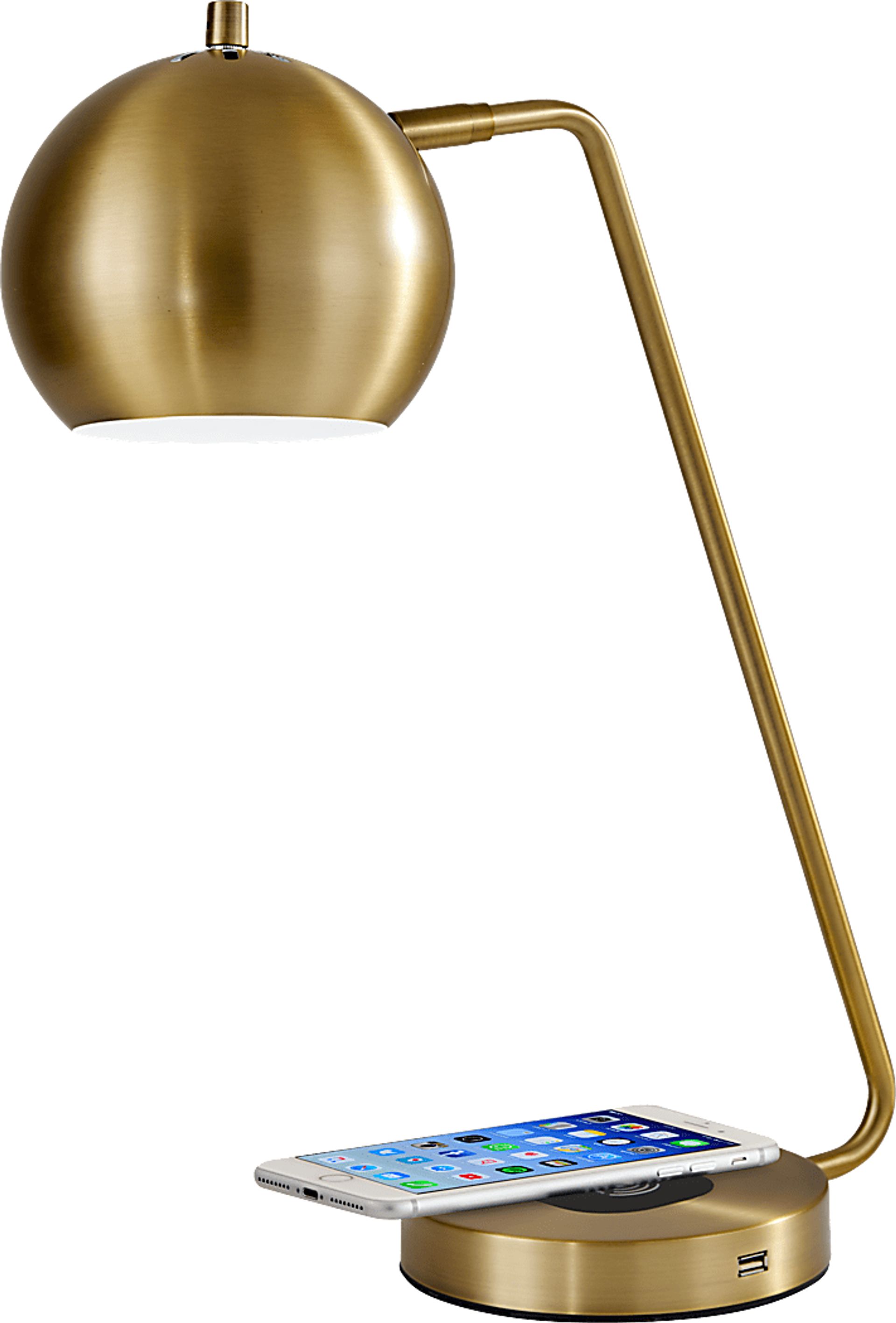 Ithaca Place Brass Lamp - Image 1