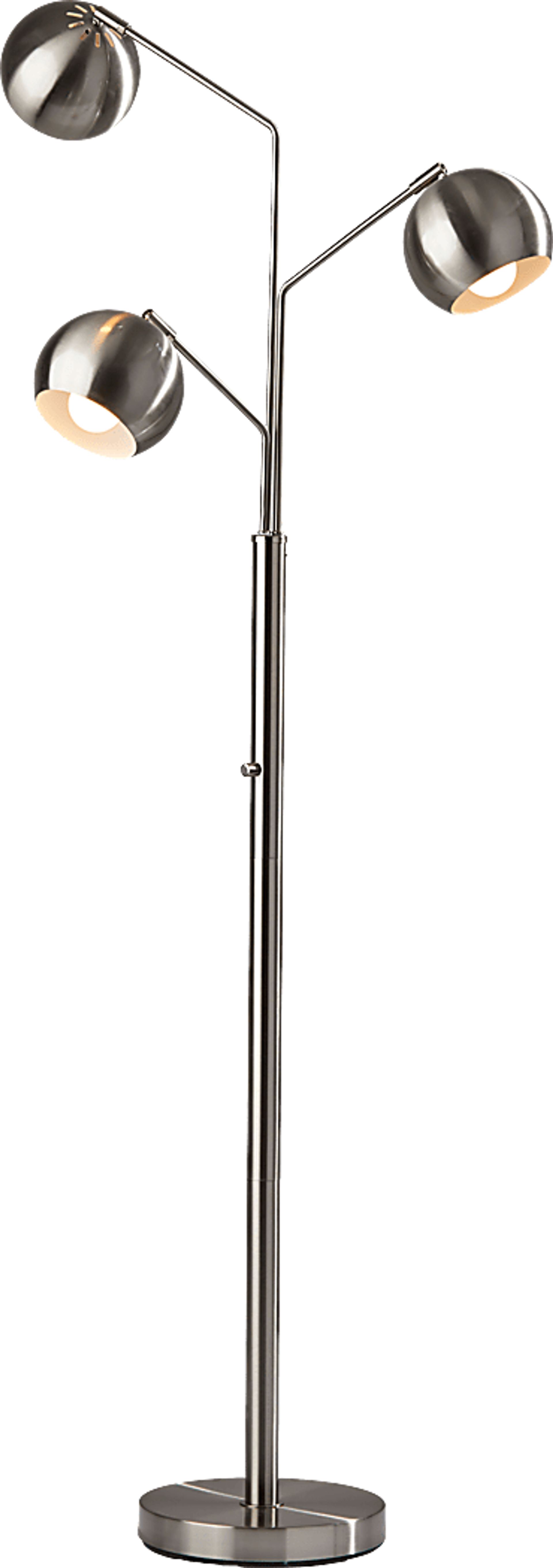 Ithaca Place Silver Floor Lamp - Image 1