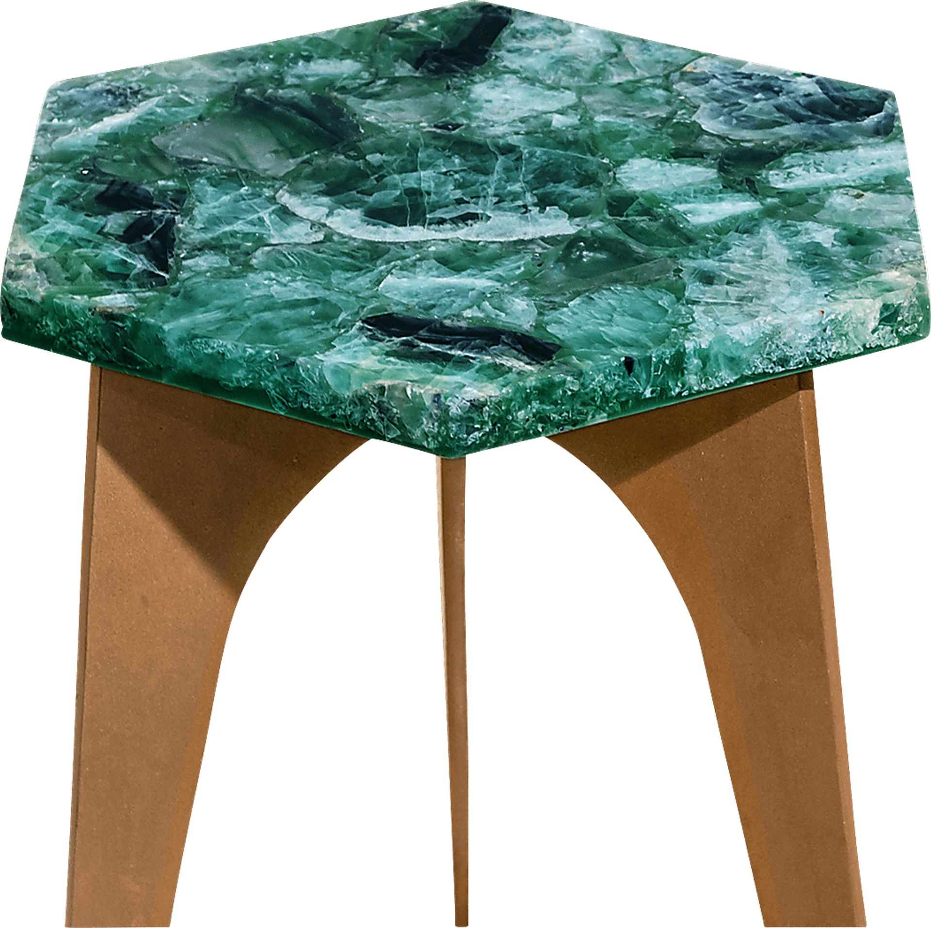 Itte Green Accent Table - Image 2
