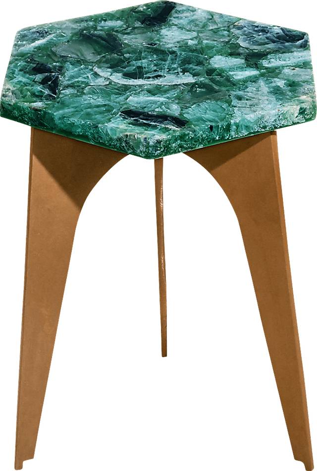 Itte Green Accent Table - Thumbnail - Image 1