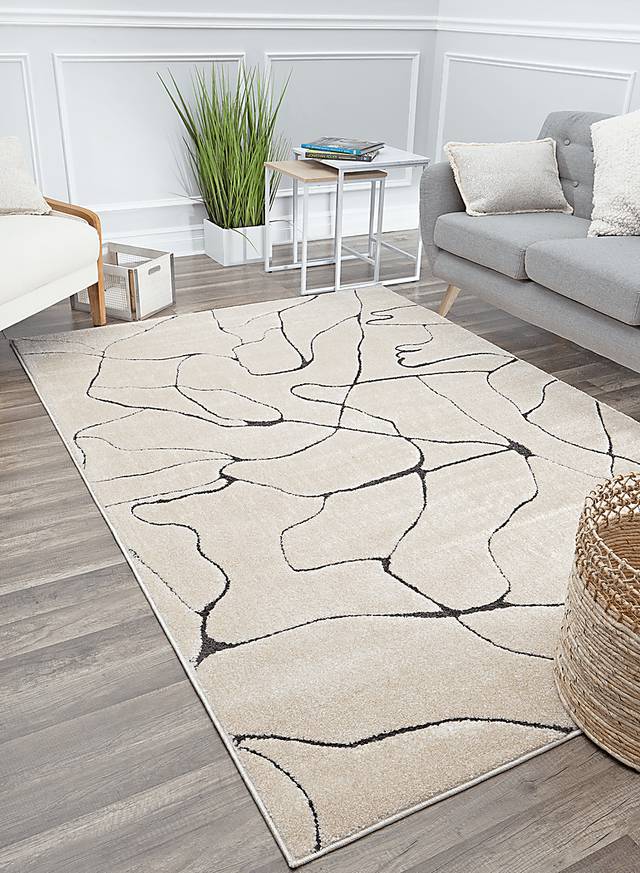 CosmoLiving By Cosmopolitan Itzell Tan 8' x 10' Rug - Thumbnail - Image 5