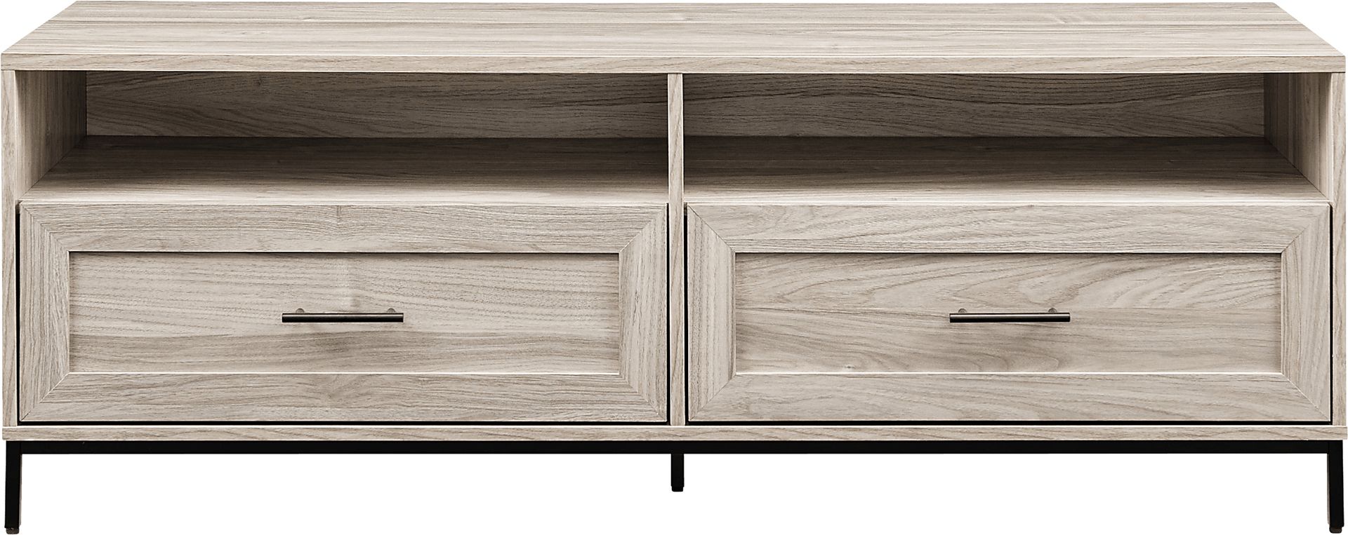 Ivellan Beige 2 Drawer TV Console - Image 1