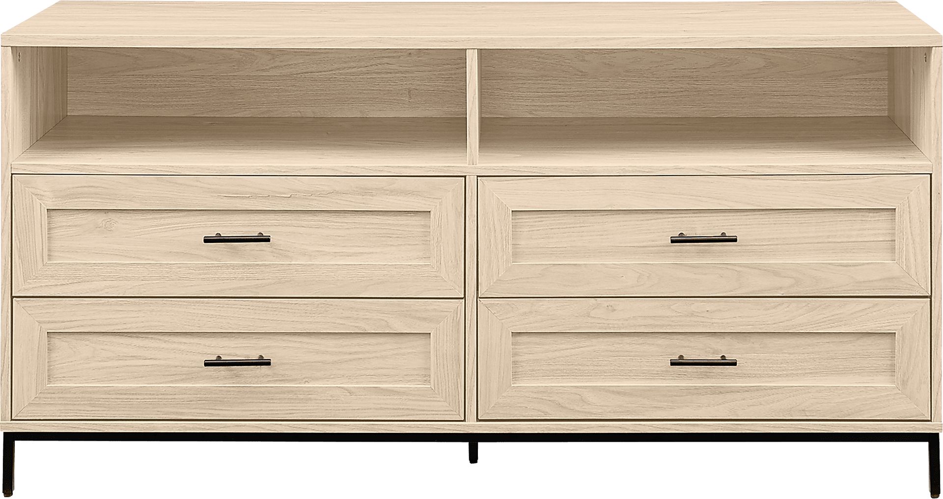 Ivellan Beige 4 Drawer TV Console - Image 1