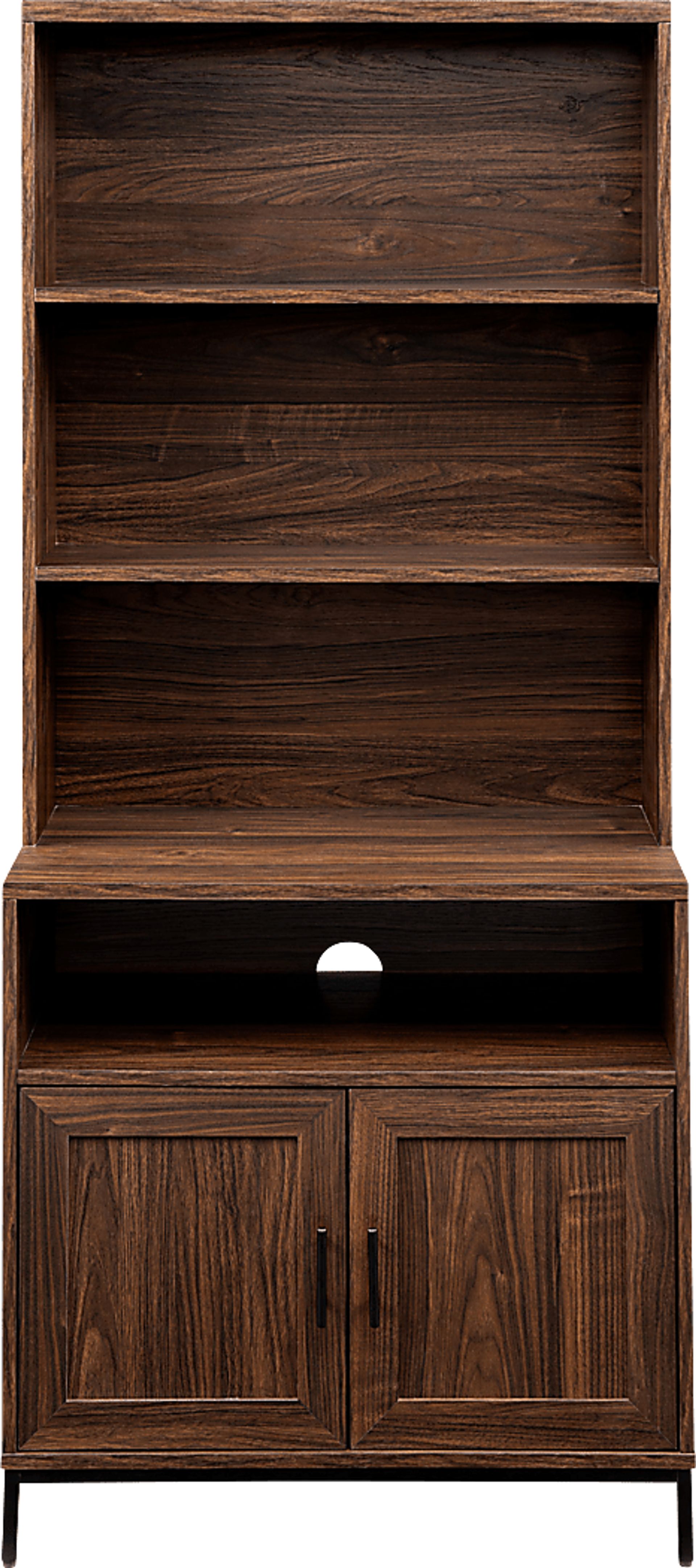 Ivellan Brown Bookcase - Image 1