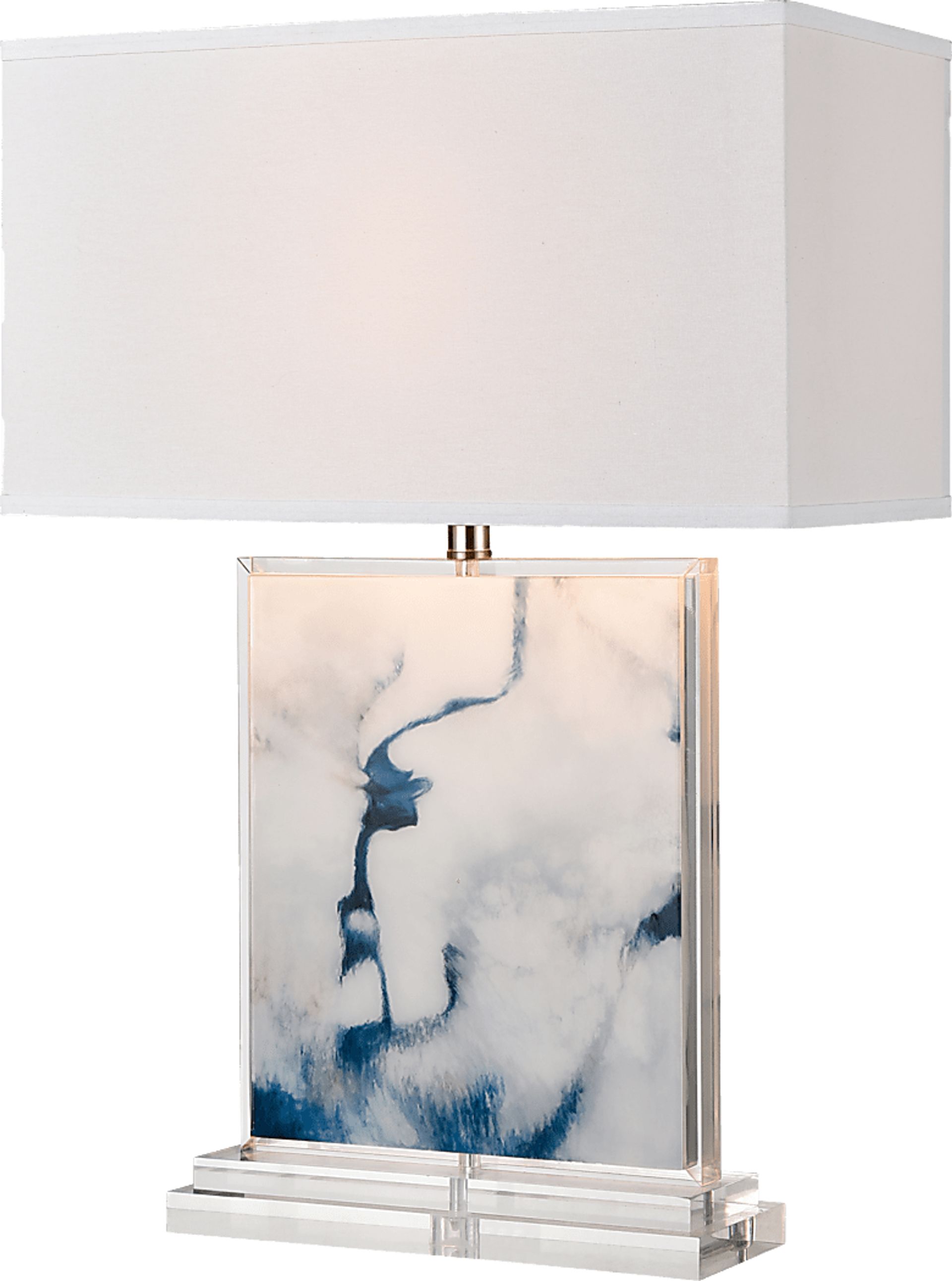 Ivey Cay White Lamp - Image 1