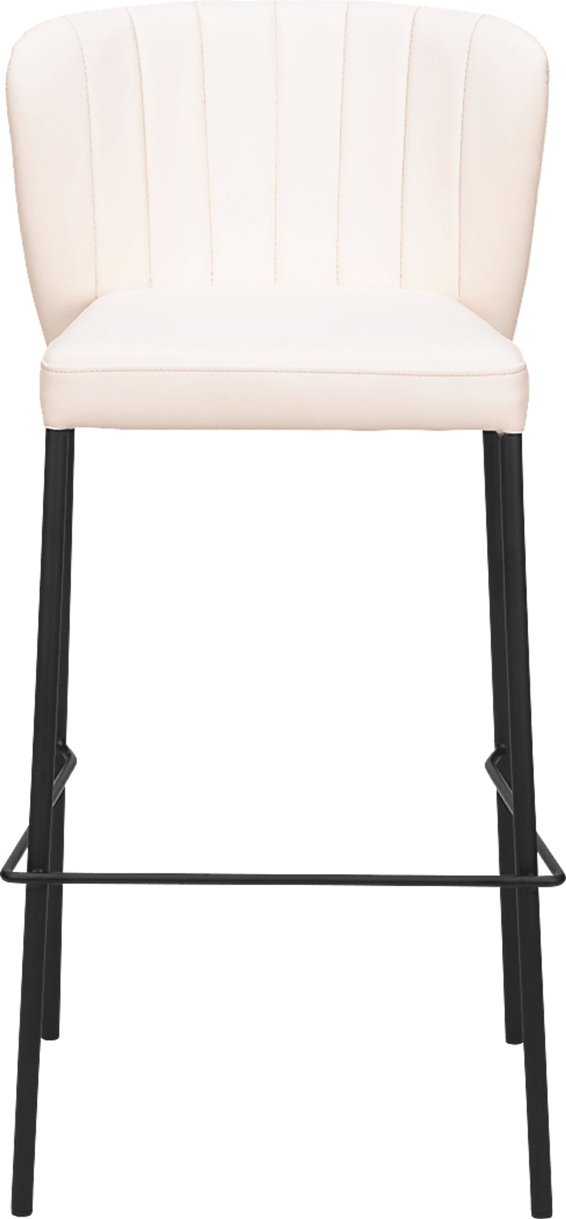 Ivie Beige Barstool, Set of 2 - Image 5